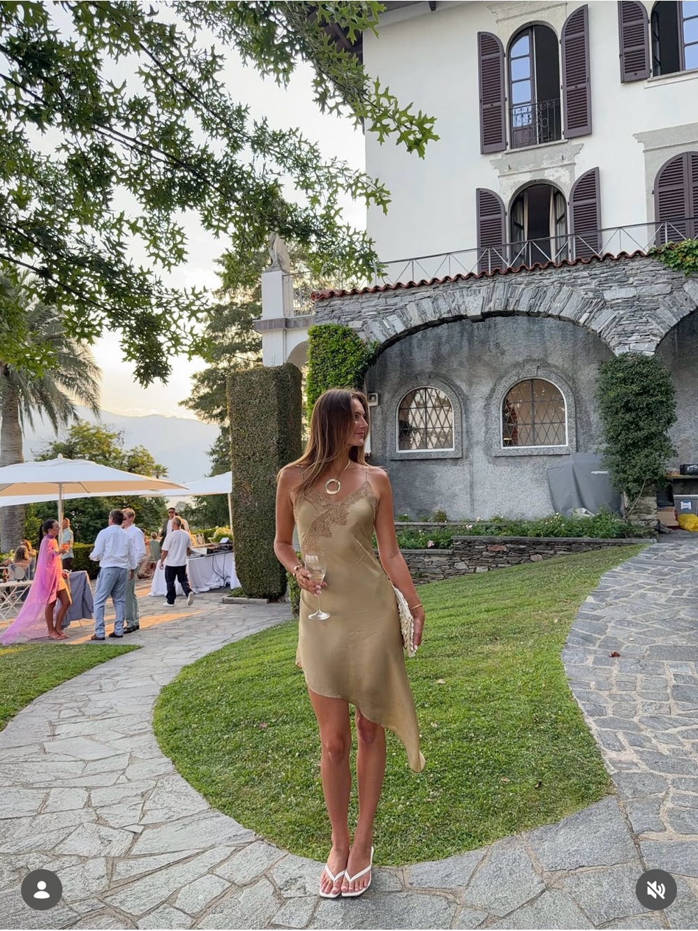 ZARA BNWT ASYMMETRIC SATIN DRESS. LIGHT BEIGE 6895/053/721 - Picture 5 of 12